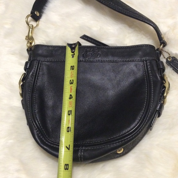 Coach Black Leather Small Hobo Bag - Picture 6 of 9